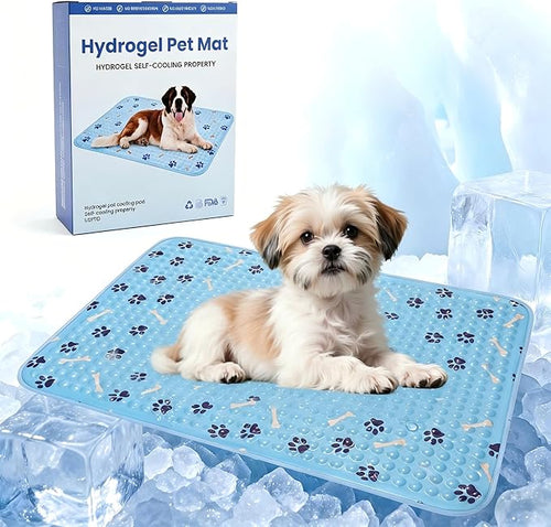 Hydrogel Pet Cooling Mat for Dogs and Cats, Reusable Summer Cooling Pad