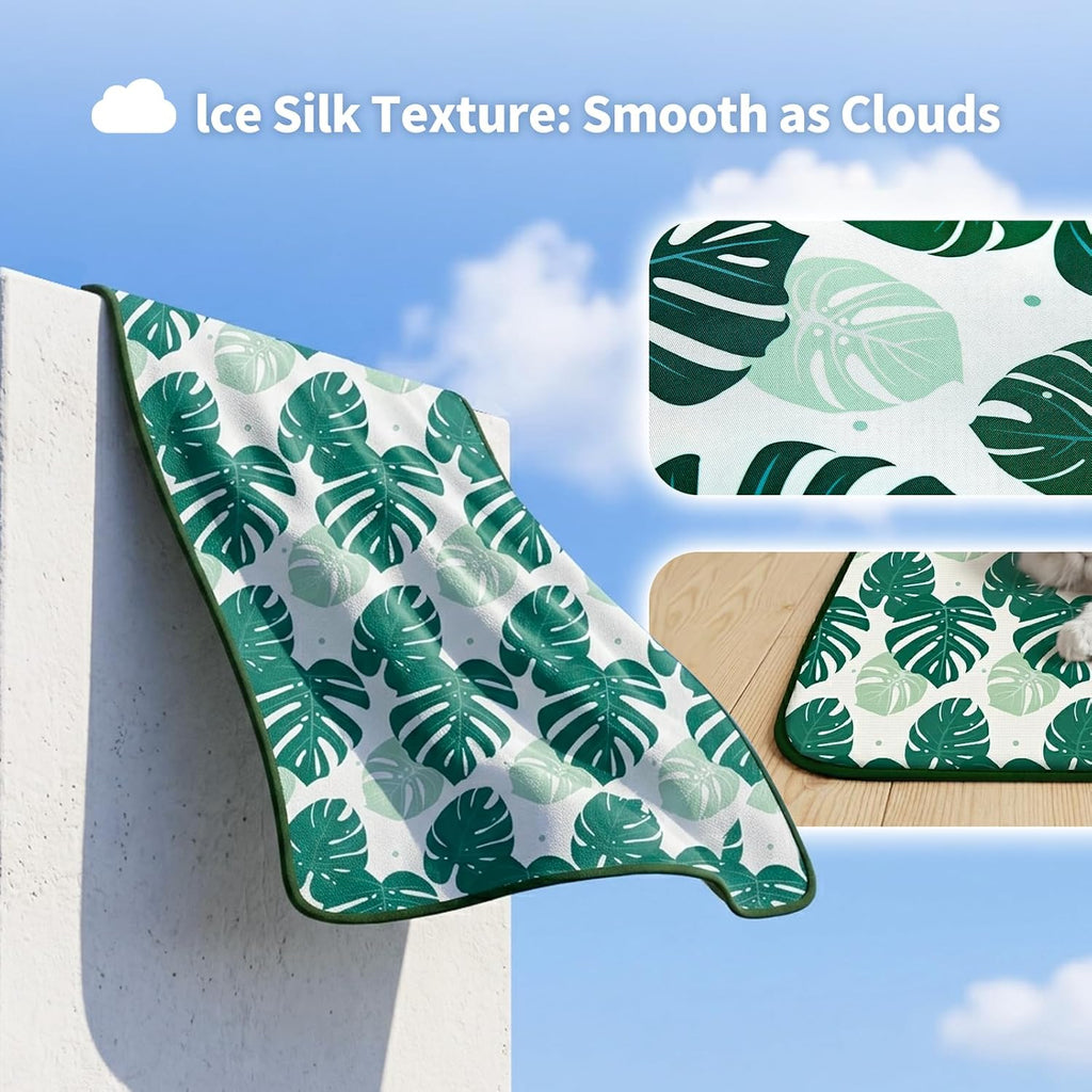 Cooling Pet Mat for Cats and Dogs, Lightweight Summer Sleeping Pad
